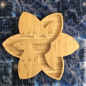 Lotus cheese and cracker board